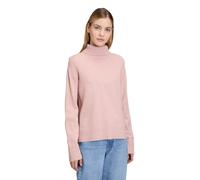 Strickpullover BETTY BARCLAY "Damen mit hohem Kragen", Damen, Gr. 48, pale mauve melange, Strick, Obermaterial: 50% Viskose, 27% Polyamid, 23% Polyester, relaxed fit lang, Pullover Strickpullover (348