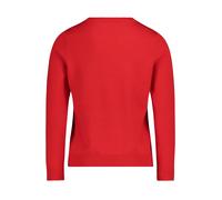 Strickpullover BETTY BARCLAY "Damen mit Rundhalsausschnitt", Damen, Gr. 42, rot (high risk rot), Strick, Obermaterial: 55% Viskose, 30% Polyester, 15% Polyamid, Basic, gerade lang, Rundhals, Pullover