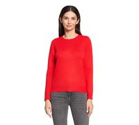 Betty Barclay Basic-Strickpullover Damen mit Rundhalsausschnitt Viskose-Mix Rot Gr. 44