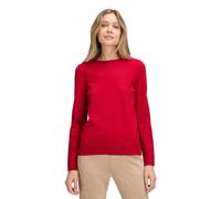 Betty Barclay Damen Basic-Strickpullover mit Rundhalsausschnitt 46, Rot