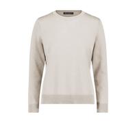 Betty Barclay Strickpullover Basic Damen Rundhalsausschnitt gerade lang 55% Viskose Beige Gr. 48