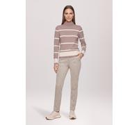 Strickpullover BETTY BARCLAY "Damen mit Stehkragen", Damen, Gr. 40, braun (patch taupe, beige), Strick, Obermaterial: 55% Viskose, 30% Polyester, 15% Polyamid, gerade normal, Pullover Strickpullover (