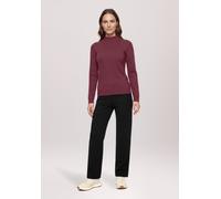 Strickpullover BETTY BARCLAY "Damen mit Stehkragen", Damen, Gr. 40, rot (maroon banner), Strick, Obermaterial: 100% Kaschmir, Basic, gerade lang, Pullover Strickpullover (40179105-40) maroon banner