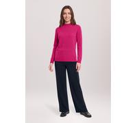 Strickpullover BETTY BARCLAY "Damen mit Stehkragen", Damen, Gr. 44, festival fuchsia, Strick, Obermaterial: 100% Kaschmir, Basic, gerade lang, Pullover Strickpullover (66311462-44) festival fuchsia