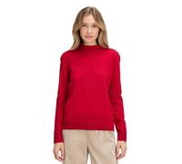 Betty Barclay Strickpullover Damen Basic mit Stehkragen – Viskose-Mix (55/30/15) Rot Gr. 44
