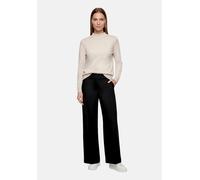 Strickpullover BETTY BARCLAY "Damen mit Stehkragen", Damen, Gr. 46, beige, Strick, Obermaterial: 55% Viskose, 30% Polyester, 15% Polyamid, Basic, gerade normal, Pullover Strickpullover (33695937-46) b