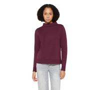 Strickpullover BETTY BARCLAY "Damen mit Stehkragen", Damen, Gr. 48, schwarz aubergine, Strick, Obermaterial: 55% Viskose, 30% Polyester, 15% Polyamid, Basic, gerade normal, Pullover Strickpullover (43
