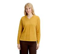 Strickpullover BETTY BARCLAY "Damen mit V-Ausschnitt", Damen, Gr. 40, gelb (gold), Strick, Obermaterial: 92% Polyamid, 8% Polyester, lässig geschnitten normal, V-Ausschnitt, Pullover Strickpullover (1