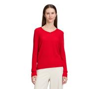Strickpullover BETTY BARCLAY "Betty Barclay Kaschmir-Pullover mit V-Ausschnitt" Gr. 42, rot Damen Pullover (11242857-42) rot