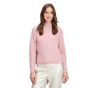 Strickpullover BETTY & CO "Damen mit hohem Kragen", Damen, Gr. 46, rosa (rose melange), Strick, Obermaterial: 44% Polyacryl, 31% Polyamid, 20% Polyester, 5% Elasthan, lässig geschnitten normal, Pullov