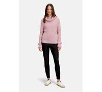 Strickpullover mit Lurexfaden Rose Melange 46