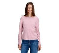 Strickpullover BETTY & CO "Damen mit Rundhalsausschnitt", Damen, Gr. 36, rosa (rose melange), Strick, Obermaterial: 50% Viskose, 27% Polyamid, 23% Polyester, gerade lang, Rundhals, Pullover Strickpull