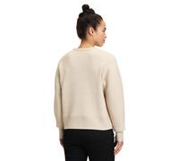 Strickpullover BETTY & CO "Damen mit Struktur", Damen, Gr. 44, beige, Strick, Obermaterial: 50% Viskose, 27% Polyester, 23% Polyamid, gerade normal, Rundhals, Pullover Strickpullover, Struktur (483122