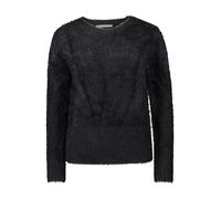 Strickpullover BETTY & CO "Damen mit V-Ausschnitt", Damen, Gr. 42, schwarz, Strick, Obermaterial: 40% Polyamid, 30% Baumwolle, 20% Polyacryl, 10% Polyester, figurumspielend normal, Rundhals, Pullover