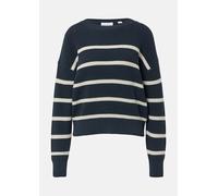 Strickpullover blau|creme S