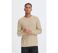 Strickpullover BLEND "BHAbas", Herren, Gr. M, winter twig, Feinstrick, 100% Baumwolle, unifarben, Basic, normal normal, Rundhals, Pullover Strickpullover, Basic Strickpullover mit Rundhalsausschnitt (