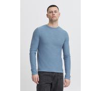 Strickpullover BLEND "BHAbas", Herren, Gr. XL, copen blau, Web, 100% Baumwolle, unifarben, normal normal, Rundhals, Pullover Strickpullover, Stilvoller Strickpullover mit Logo (52817165-XL) copen blau