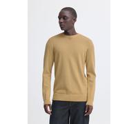 Strickpullover BLEND "BHAddo", Herren, Gr. L, starfish, Feinstrick, 100% Baumwolle, unifarben, Basic, normal normal, Rundhals, Pullover Strickpullover, Schöner Feinstrick-Pullover mit leichten Waschun