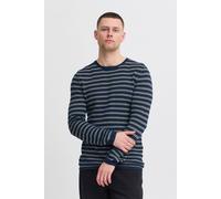 Strickpullover BLEND "BHAJLAN", Damen, Gr. L, bleached sand, Web, 100% Baumwolle, gestreift, Basic, normal normal, Rundhals, Pullover Strickpullover, Stilvoller Strickpullover (71368638-L) bleached sa