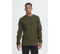 Strickpullover BLEND "BHBaal", Herren, Gr. M, olive night, Feinstrick, 70% Baumwolle, 30% Nylon, unifarben, normal normal, Rundhals, Pullover Strickpullover, Stilvoller Basic Strickpullover (46221464-