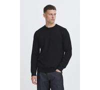 Strickpullover BLEND "BHBRANKO CREW KNIT", Herren, Gr. 3XL, schwarz beauty, Strick, Obermaterial: 60% Wolle, 40% Nylon, unifarben, regular fit hüftlang, Rundhals, Strickbündchen, Pullover (84301954-XX