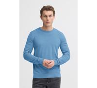 Strickpullover BLEND "BHBRAY CREW KNIT", Herren, Gr. XL, blau (copen blau), Strick, Obermaterial: 100% Baumwolle, unifarben, regular fit, Rundhals, Rippbündchen, Pullover Strickpullover, mit Rundhalsa