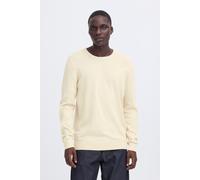 Strickpullover BLEND "BHBRAY CREW KNIT", Herren, Gr. XL, oyster gray, Strick, Obermaterial: 100% Baumwolle, unifarben, regular fit, Rundhals, Rippbündchen, Pullover Strickpullover (42665854-XL) oyster
