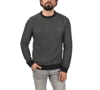 Strickpullover BLEND "BHCalisto", Damen, Gr. XL, schwarz, Grobstrick, 100% Polyacryl, unifarben, regular fit normal, Rundhals, Pullover Strickpullover, Stilvoller Grobstrick-Pullover mit Rundhalsaussc