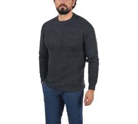 Blend BHCarrizal Herren Strickpullover Grobstrick Pullover mit Rundhals-Ausschnitt Regular fit, Größe:L, Farbe:Dress Blues (194024)