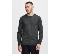 Strickpullover BLEND "BHCerstan", Herren, Gr. M, charcoal mix, Feinstrick, 100% Polyester, meliert, regular fit, Pullover Strickpullover, Stilvoller Strickpullover (98065710-M) charcoal mix