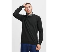 Strickpullover BLEND "BHCerstan", Herren, Gr. XXL, schwarz, Feinstrick, 100% Polyester, meliert, regular fit, Pullover Strickpullover, Stilvoller Strickpullover (35479603-XXL) schwarz
