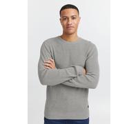 Strickpullover BLEND "BHCodford", Herren, Gr. XXL, stone mix, Feinstrick, 100% Baumwolle, unifarben, regular fit normal, Rundhals, eng, Pullover Strickpullover, Stilvoller Feinstrick-Pullover mit Rund