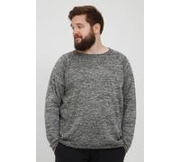 Strickpullover BLEND "BHDan Big & Tall", Herren, Gr. 5XL, pewter mix, Feinstrick, 50% Baumwolle, 50% Polyacryl, unifarben, regular fit normal, Rundhals, eingesetzt, Pullover Strickpullover, Strickpull