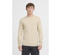 Strickpullover BLEND "BHDan", Herren, Gr. XXL, plaza taupe, Feinstrick, 70% Viskose, 30% Nylon, meliert, Basic, normal normal, Rundhals, Pullover Strickpullover, Stilvoller Basic Strickpullover (96444