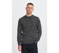 Strickpullover BLEND "BHDanno", Herren, Gr. 3XL, schwarz, Grobstrick, 70% Baumwolle (Recycled), 30% Polyester (Recycled), meliert, normal normal, Rundhals, Pullover Strickpullover, Klassischer Grobstr