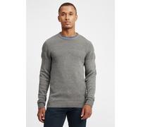 Strickfleece-Pullover BLEND "Strickpullover BHGastamo", Herren, Gr. XL, grau (pewter mix), Obermaterial: 100% Baumwolle CO., Pullover (38008805-XL) pewter mix