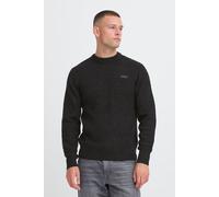 Strickpullover BLEND "BHMPattax", Herren, Gr. L, charcoal mix, Grobstrick, 100% Polyacryl, unifarben, normal normal, Rundhals, Pullover Strickpullover, Klassischer Grobstrickpullover (30400068-L) char