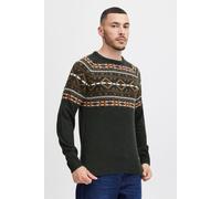 Strickpullover BLEND "BHNilas", Herren, Gr. 3XL, deep forest, Grobstrick, 100% Polyacryl, regular fit, Pullover Strickpullover, Weihnachtlicher Grobstrickpullover (65128305-XXXL) deep forest