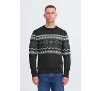 Strickpullover BLEND "BHNohr", Damen, Gr. S, schwarz, Grobstrick, 100% Polyacryl, normal normal, Rundhals, Pullover Strickpullover, Klassischer Norweger Grobstrickpullover (47578847-S) schwarz