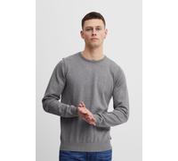 Strickpullover BLEND "BHNolen", Herren, Gr. S, stone mix, Feinstrick, 100% Baumwolle, unifarben, regular fit normal, Rundhals, eng, Pullover Strickpullover, Stilvoller Feinstrick-Pullover mit Rundhals