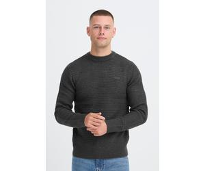 Strickpullover BLEND "BHPattax", Herren, Gr. 3XL, pewter mix, Grobstrick, 100% Polyacryl, unifarben, normal normal, Rundhals, Pullover Strickpullover, Klassischer Grobstrickpullover (58008337-XXXL) pe