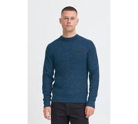 Strickpullover BLEND "BHPattax", Herren, Gr. L, marineblaus melange, Grobstrick, 100% Polyacryl, unifarben, normal normal, Rundhals, Pullover Strickpullover, Klassischer Grobstrickpullover (56478005-L