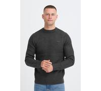 Strickpullover BLEND "BHPattax", Herren, Gr. L, pewter mix, Grobstrick, 100% Polyacryl, unifarben, normal normal, Rundhals, Pullover Strickpullover, Klassischer Grobstrickpullover (58008337-L) pewter