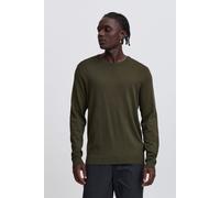 Strickpullover BLEND "BHPullover", Damen, Gr. 3XL, forest night, Feinstrick, 78% Viskose, 22% Polyester, unifarben, slim fit normal, Rundhals, Pullover Strickpullover, Stilvoller Strickpullover (20440