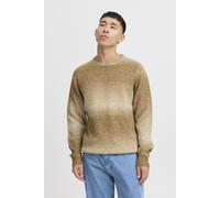 Strickpullover BLEND "BHPullover", Damen, Gr. L, otter, Grobstrick, 46% Polyacryl, 37% Polyester, 10% Nylon, 7% Wolle, meliert, slim fit normal, Rundhals, Pullover Strickpullover, Klassischer Grobstri