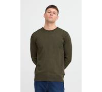 Strickpullover BLEND "BHPullover", Herren, Gr. 3XL, forest night, 78% Viskose, 22% Polyester, unifarben, regular fit, Rundhals, eng, Pullover Strickpullover, Schlichter Strickpullover (99303129-XXXL) 