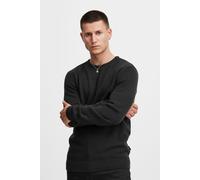 Strickpullover BLEND "BHPullover", Herren, Gr. L, schwarz, Grobstrick, 85% Polyacryl, 15% Wolle, unifarben, regular fit, Pullover Strickpullover, Klassischer Grobstrickpullover (19853955-L) schwarz