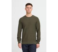 Strickpullover BLEND "BHPullover", Herren, Gr. XL, forest night, Web, 100% Baumwolle, unifarben, regular fit, Rundhals, eingesetzt, Pullover Strickpullover, Stilvoller Strickpullover (39562136-XL) for