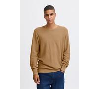 Strickpullover BLEND "BHPullover", Herren, Gr. XL, otter, Web, 100% Baumwolle, unifarben, Basic, regular fit normal, Rundhals, eng, Pullover Strickpullover, Stilvoller Strickpullover (59160244-XL) ott