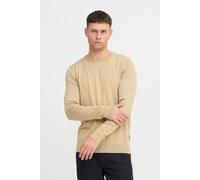 Strickpullover BLEND "BHPullover", Herren, Gr. XXL, cornstalk, 78% Viskose, 22% Polyester, unifarben, regular fit, Rundhals, eng, Pullover Strickpullover, Schlichter Strickpullover (24152756-XXL) corn
